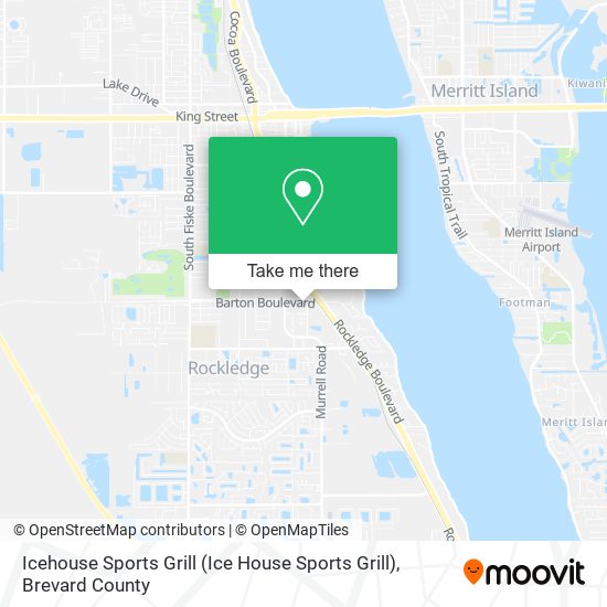 Mapa de Icehouse Sports Grill (Ice House Sports Grill)