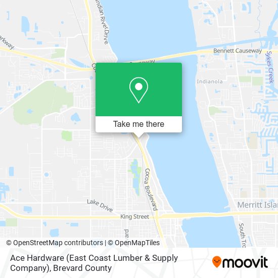 Mapa de Ace Hardware (East Coast Lumber & Supply Company)