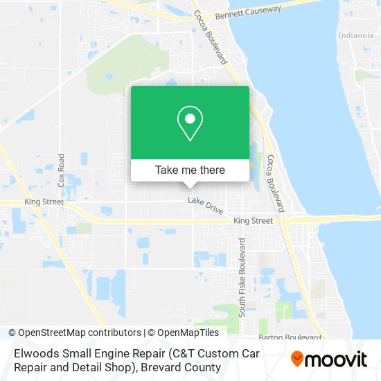 Elwoods Small Engine Repair (C&T Custom Car Repair and Detail Shop) map