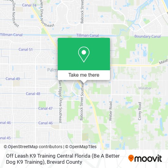Mapa de Off Leash K9 Training Central Florida (Be A Better Dog K9 Training)