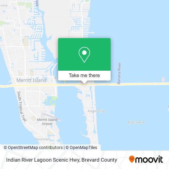 Mapa de Indian River Lagoon Scenic Hwy