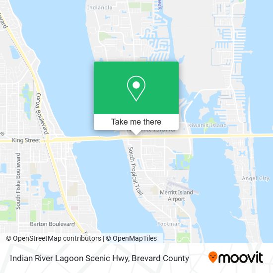 Mapa de Indian River Lagoon Scenic Hwy