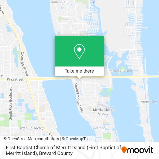 Mapa de First Baptist Church of Merritt Island