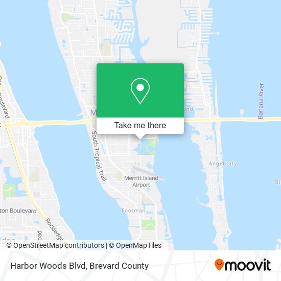 Mapa de Harbor Woods Blvd