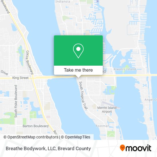 Mapa de Breathe Bodywork, LLC