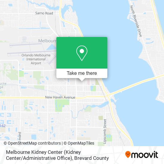 Melbourne Kidney Center (Kidney Center / Administrative Office) map