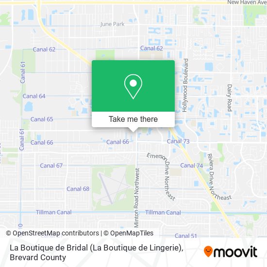 La Boutique de Bridal map