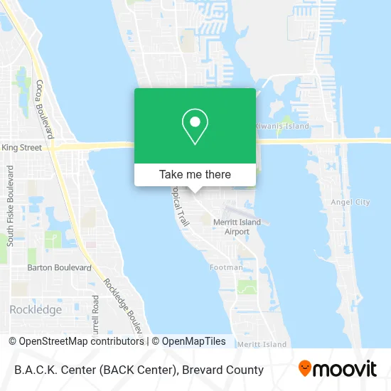 B.A.C.K. Center (BACK Center) map