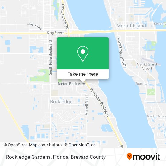 Mapa de Rockledge Gardens, Florida