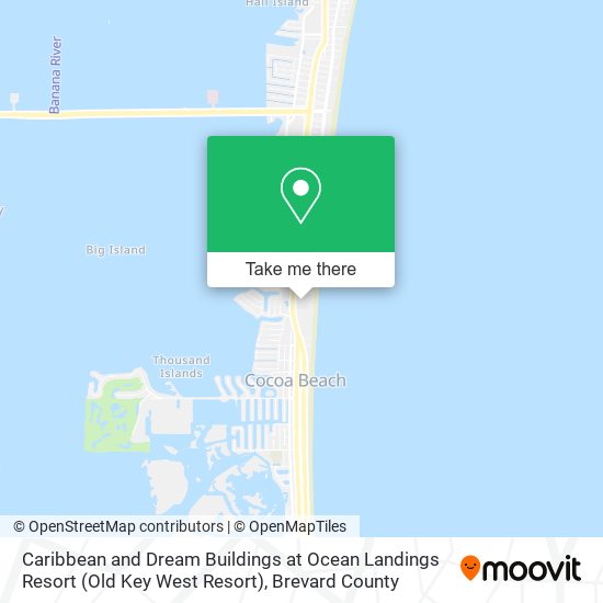 Mapa de Caribbean and Dream Buildings at Ocean Landings Resort (Old Key West Resort)