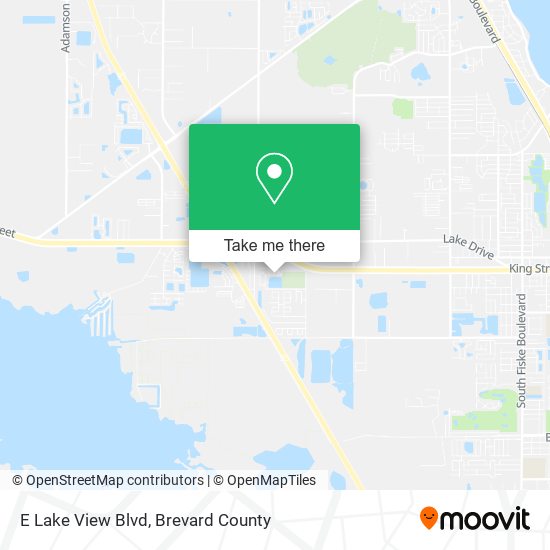 E Lake View Blvd map