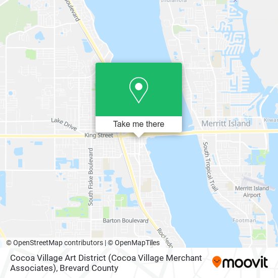 Cocoa Village Art District (Cocoa Village Merchant Associates) map