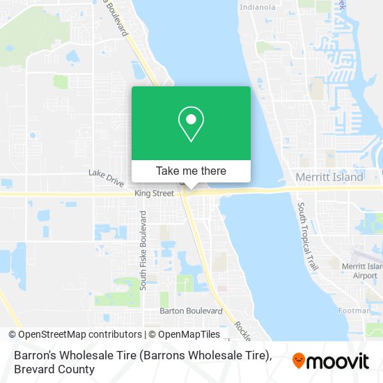 Mapa de Barron's Wholesale Tire (Barrons Wholesale Tire)