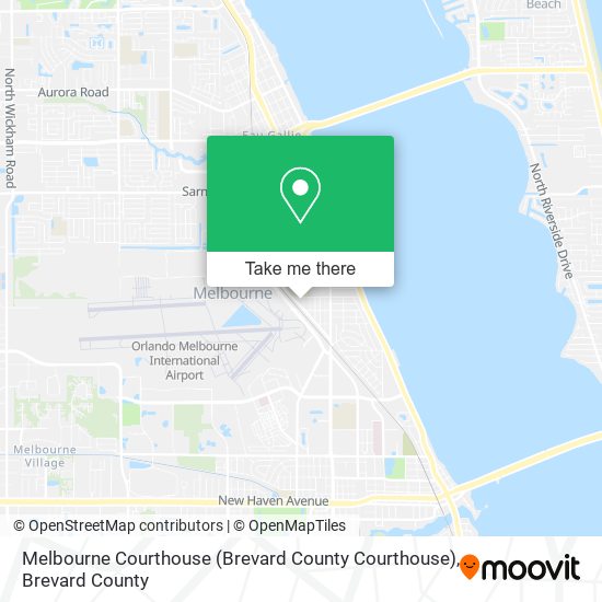 Mapa de Melbourne Courthouse (Brevard County Courthouse)