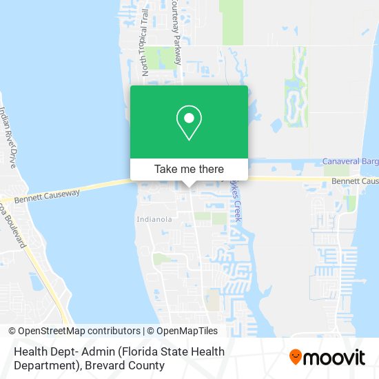 Mapa de Health Dept- Admin (Florida State Health Department)