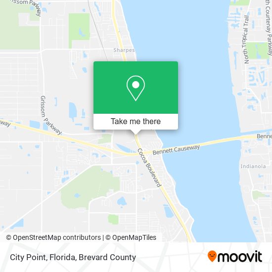 City Point, Florida map