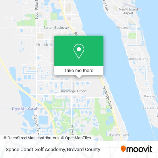 Mapa de Space Coast Golf Academy