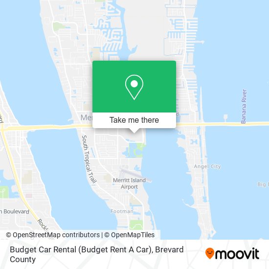 Mapa de Budget Car Rental (Budget Rent A Car)