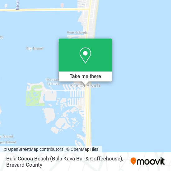 Mapa de Bula Cocoa Beach (Bula Kava Bar & Coffeehouse)