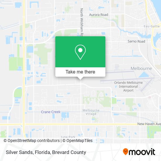 Silver Sands, Florida map