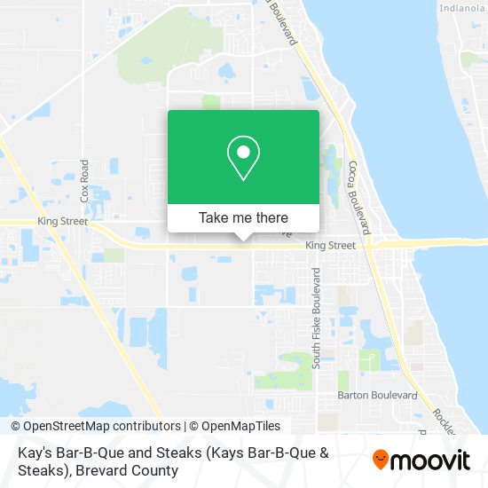 Kay's Bar-B-Que and Steaks (Kays Bar-B-Que & Steaks) map