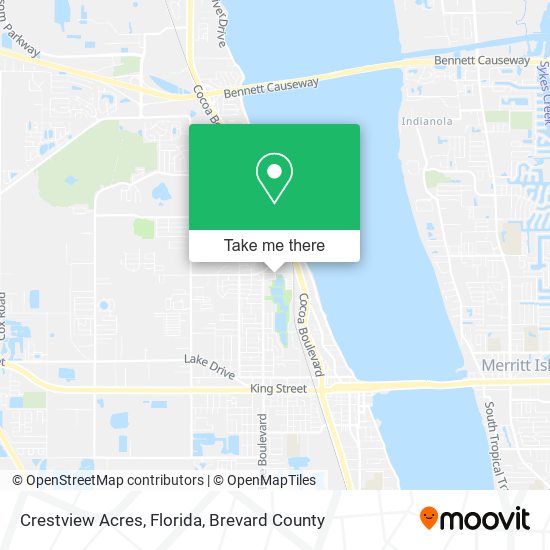 Mapa de Crestview Acres, Florida