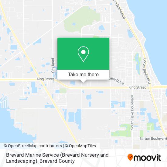 Mapa de Brevard Marine Service (Brevard Nursery and Landscaping)