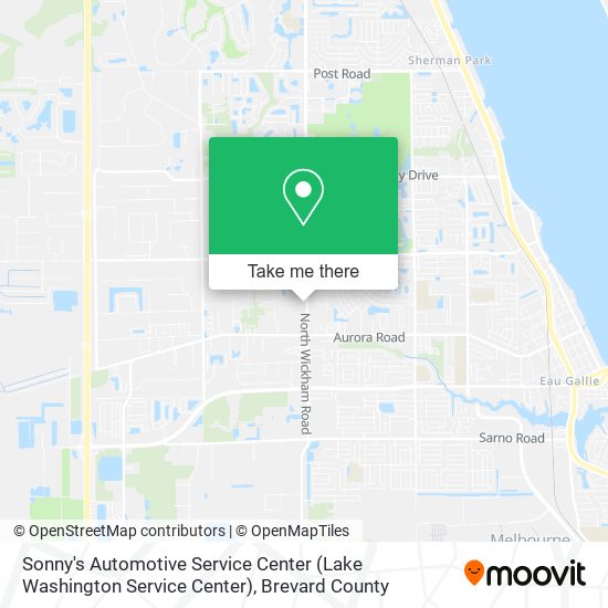 Sonny's Automotive Service Center (Lake Washington Service Center) map