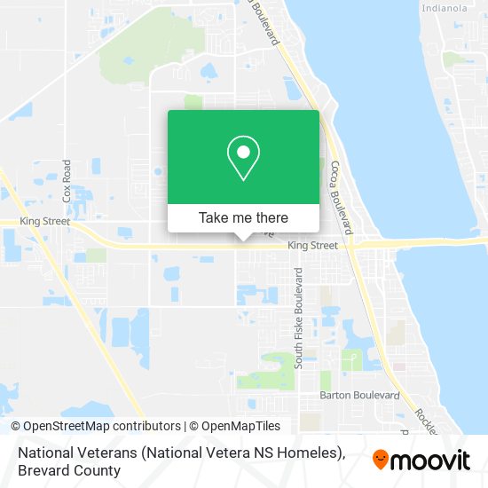 Mapa de National Veterans (National Vetera NS Homeles)