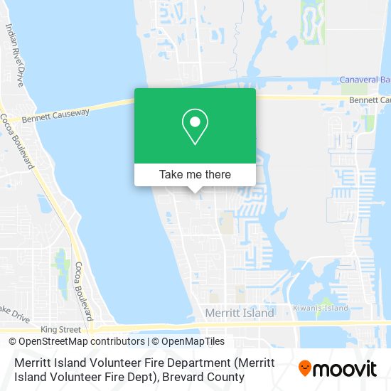 Merritt Island Volunteer Fire Department map