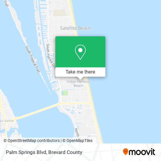 Palm Springs Blvd map