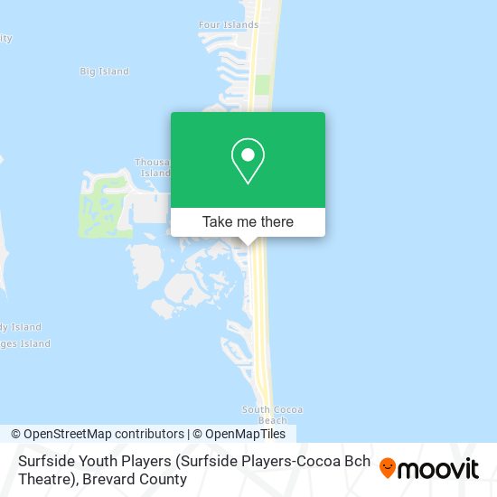 Mapa de Surfside Youth Players (Surfside Players-Cocoa Bch Theatre)