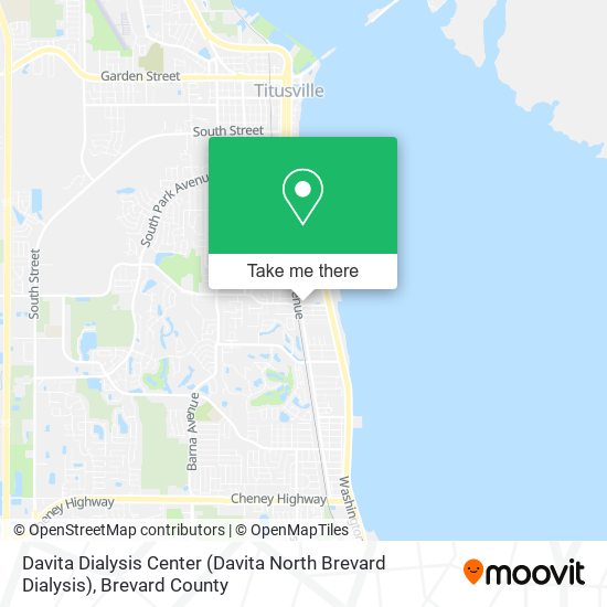 Mapa de Davita Dialysis Center (Davita North Brevard Dialysis)