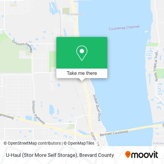 Mapa de U-Haul (Stor More Self Storage)