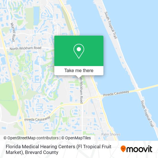 Florida Medical Hearing Centers (Fl Tropical Fruit Market) map