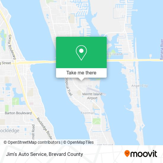 Jim's Auto Service map