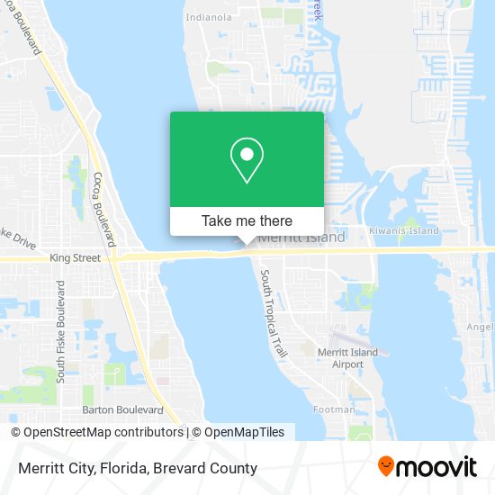 Mapa de Merritt City, Florida