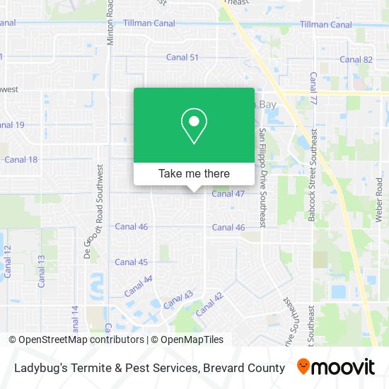 Ladybug's Termite & Pest Services map