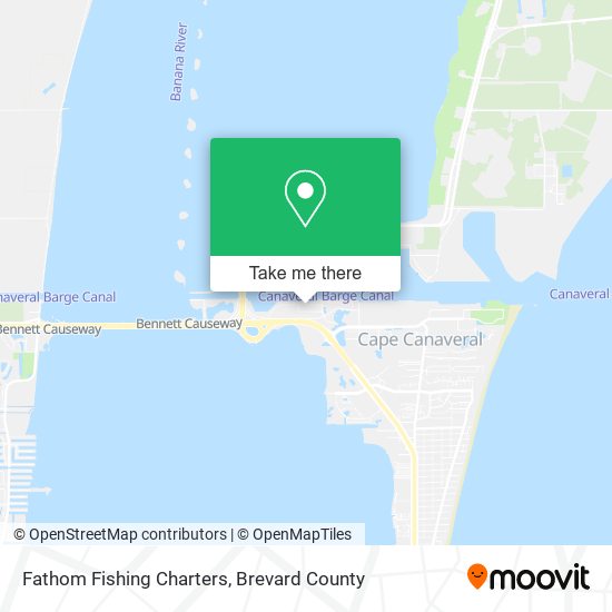 Fathom Fishing Charters map