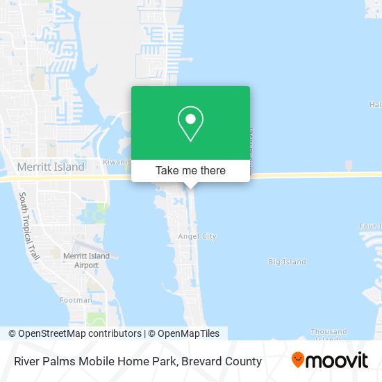 River Palms Mobile Home Park map