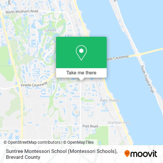 Mapa de Suntree Montessori School (Montessori Schools)