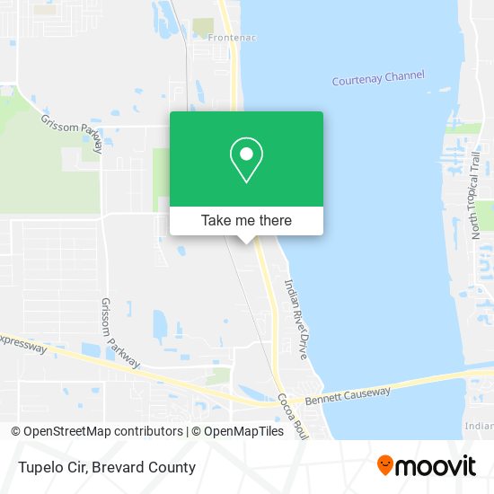 Tupelo Cir map