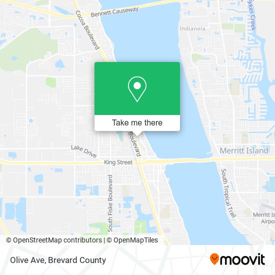 Mapa de Olive Ave