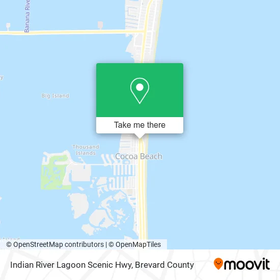 Indian River Lagoon Scenic Hwy map