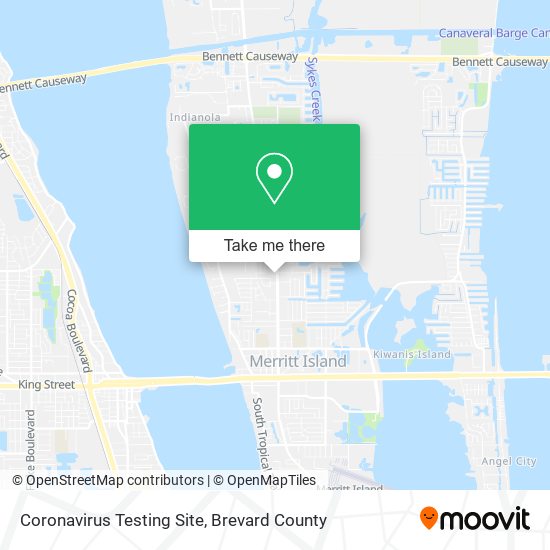 Coronavirus Testing Site map