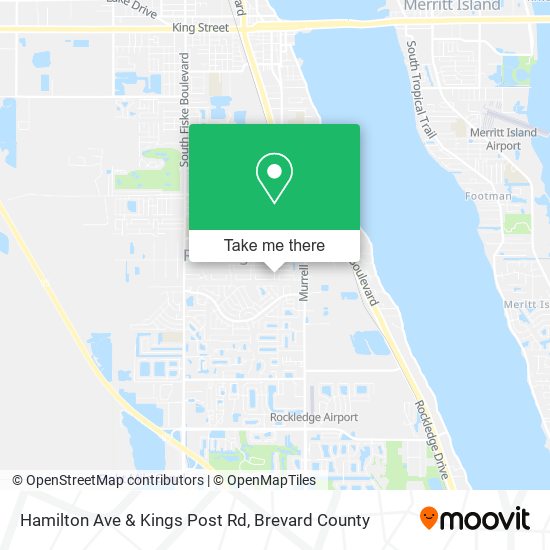 Hamilton Ave & Kings Post Rd map