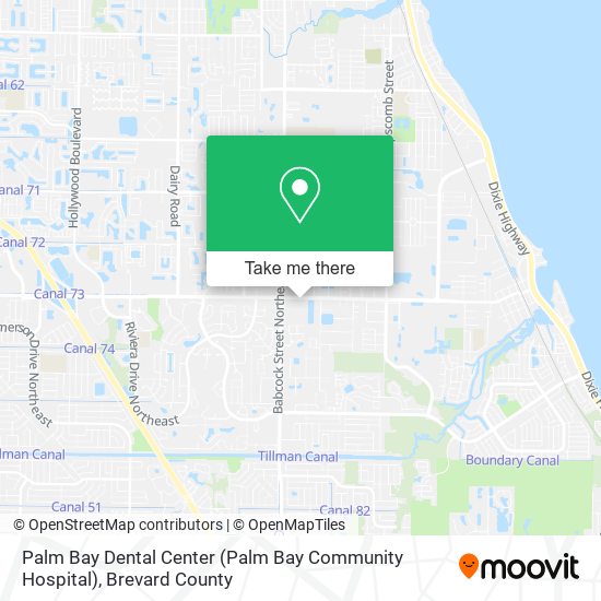 Palm Bay Dental Center (Palm Bay Community Hospital) map