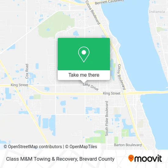 Class M&M Towing & Recovery map