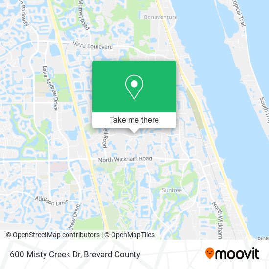 600 Misty Creek Dr map