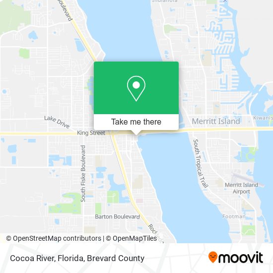 Mapa de Cocoa River, Florida